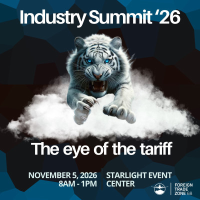 Industry Summit '26 - The eye of the tarriff - Nov. 5, 2026, 8AM - 1PM - Starlight Event Center
